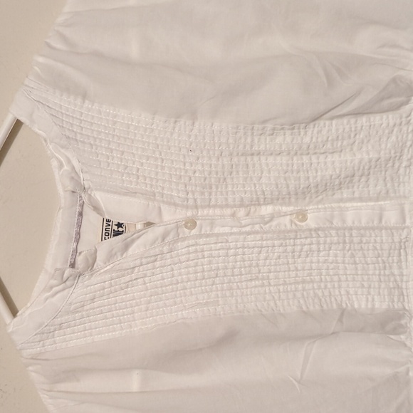 Converse One Star white sheer blouse size small - Picture 4 of 8